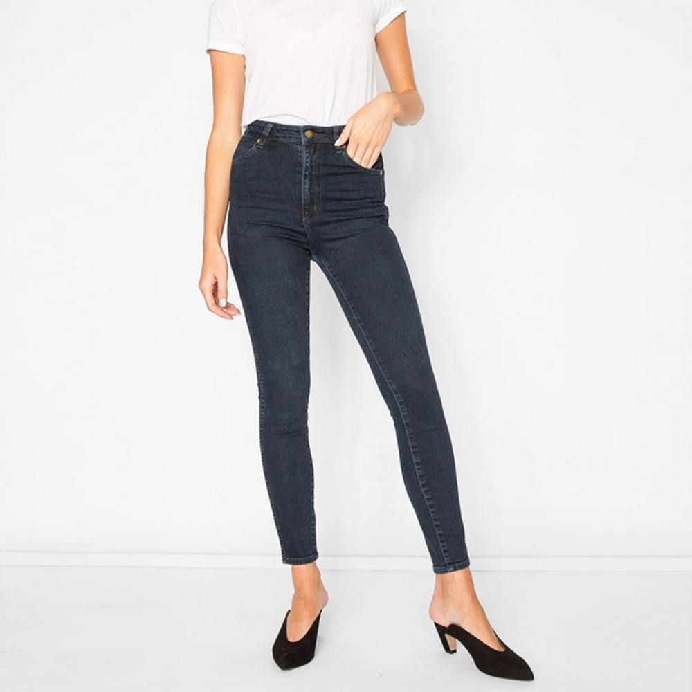 Rollas Eastcoast Ankle Dark Ash Size 26 Skinny